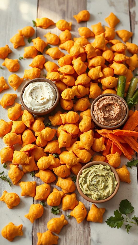 snack mix with goldfish