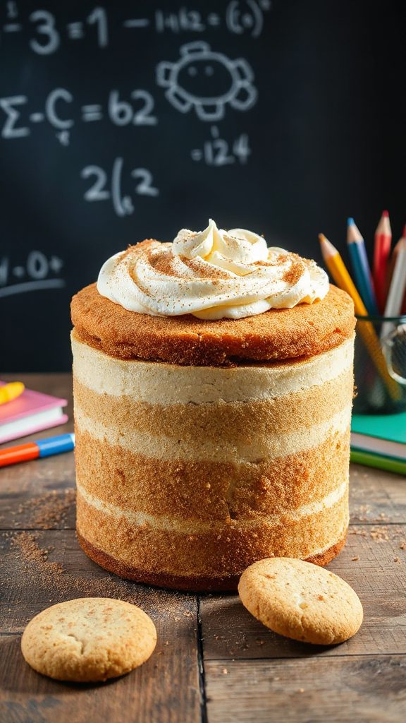 snickerdoodle cookie cake recipe