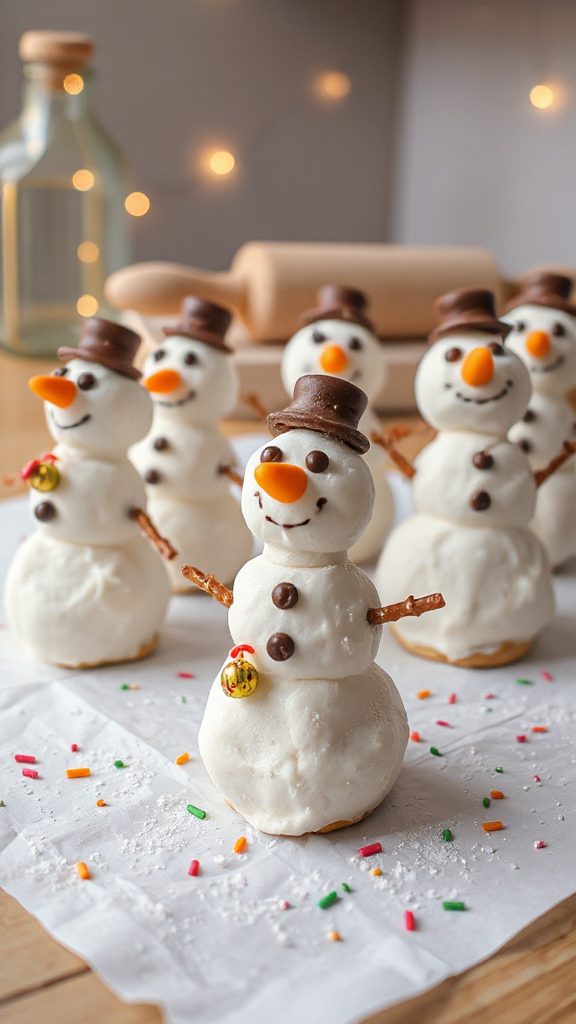 snowman cookie pops recipe