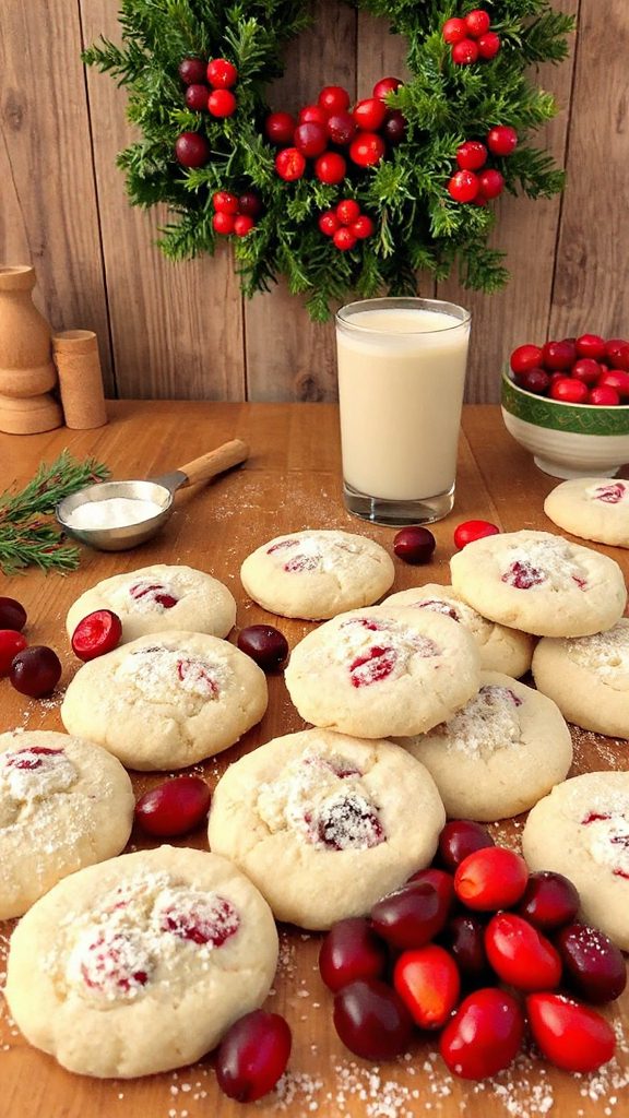 soft chewy cranberry cookies