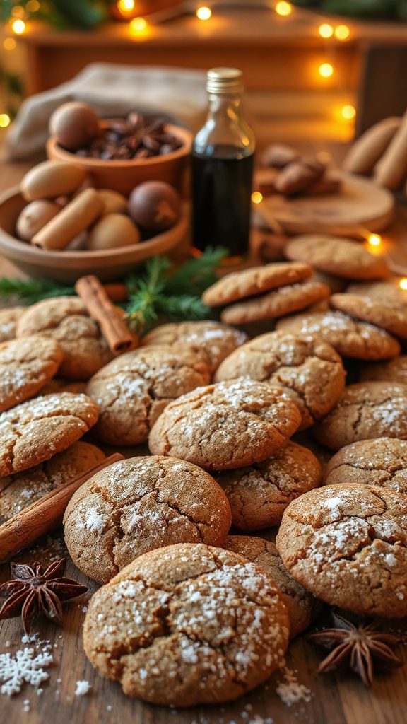 soft chewy ginger snap cookies