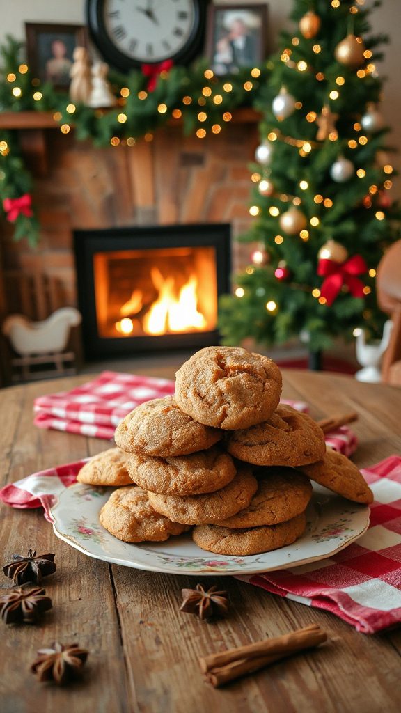 soft chewy spiced cookies