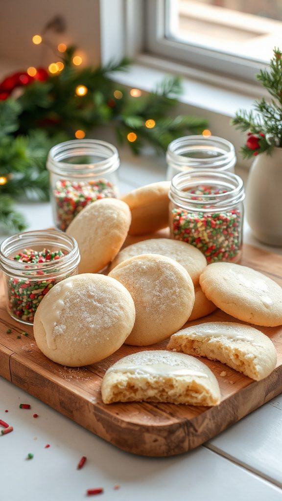 soft sweet holiday cookies