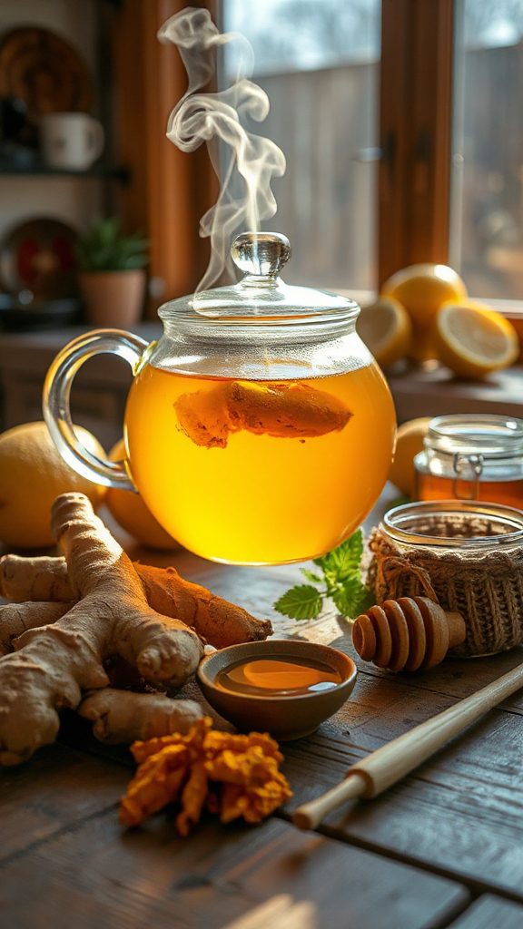 soothing ginger and turmeric elixir