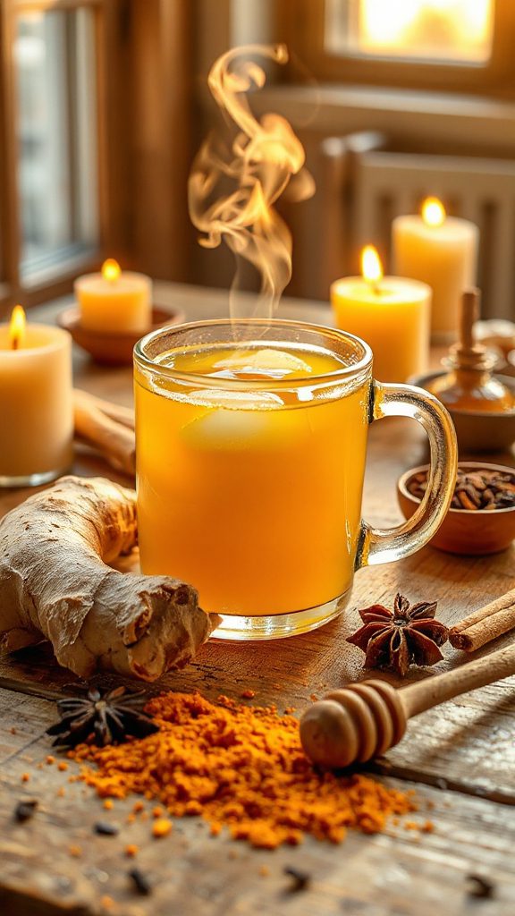 soothing ginger turmeric toddy