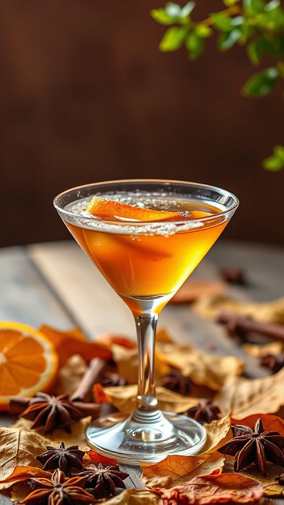 sophisticated autumn cocktail blend