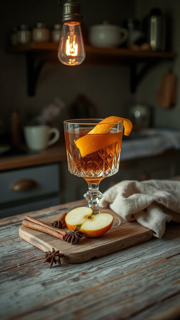 sophisticated autumn cocktail recipe