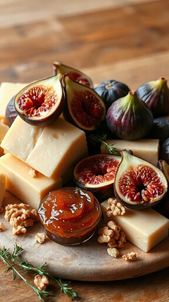 sophisticated cheese and jam