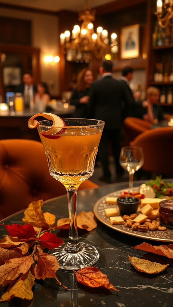 sophisticated cocktail and appetizer sophisticated cocktail and appetizer