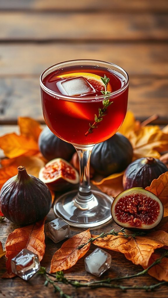 sophisticated fall cocktail twist
