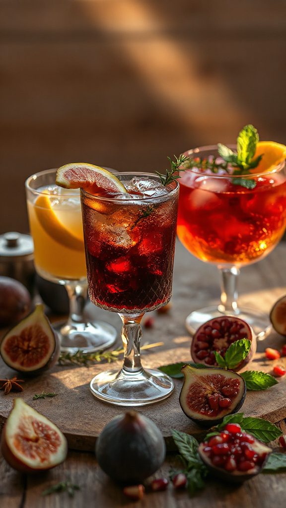 sophisticated fig thyme julep