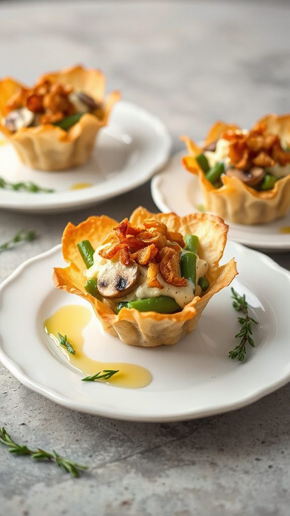 sophisticated green bean appetizer