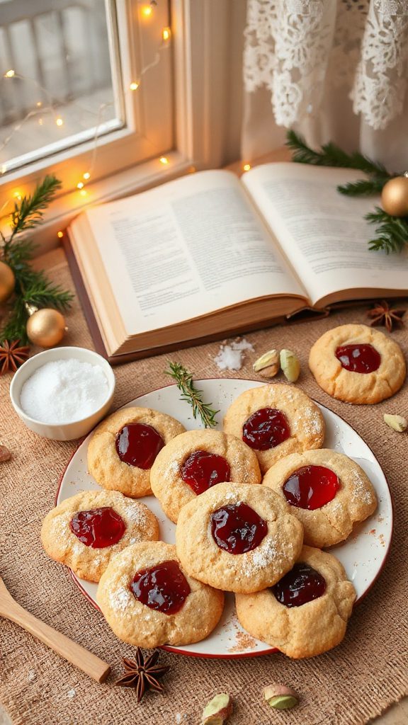 sourdough cookies with jam