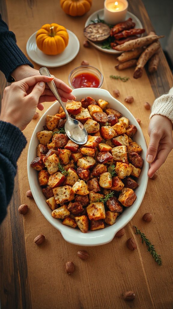 sourdough sausage apple stuffing sourdough sausage apple stuffing