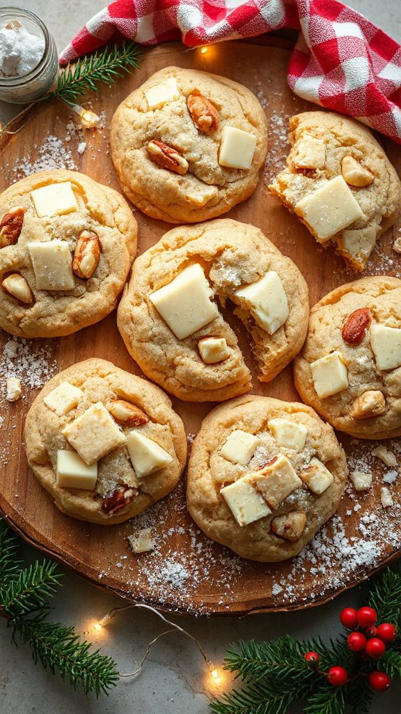 sourdough white chocolate cookies