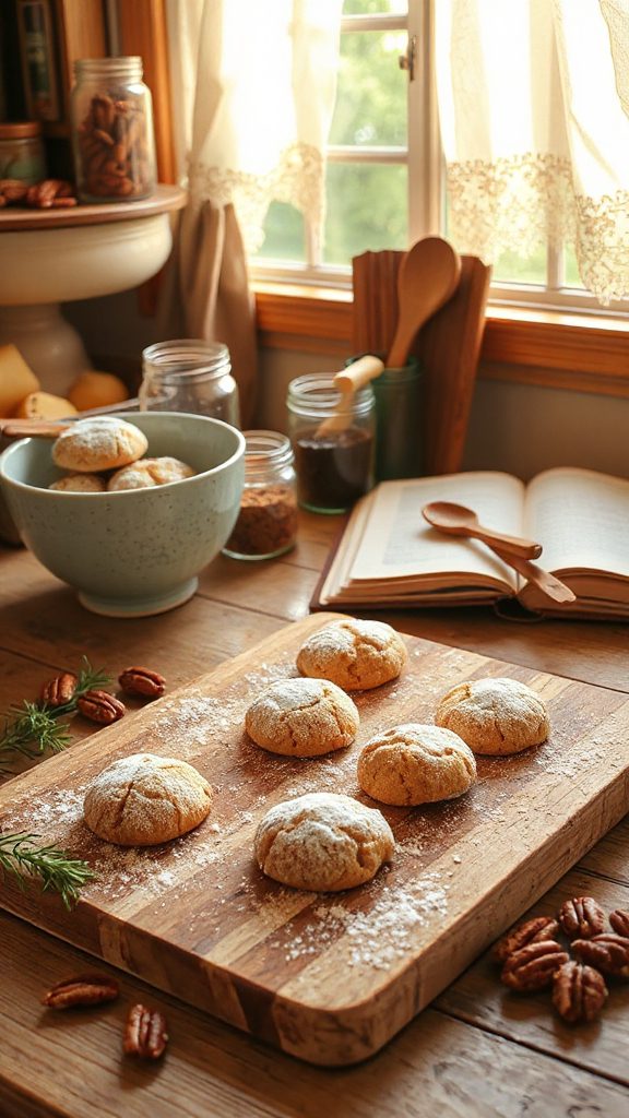 southern buttery pecan cookies
