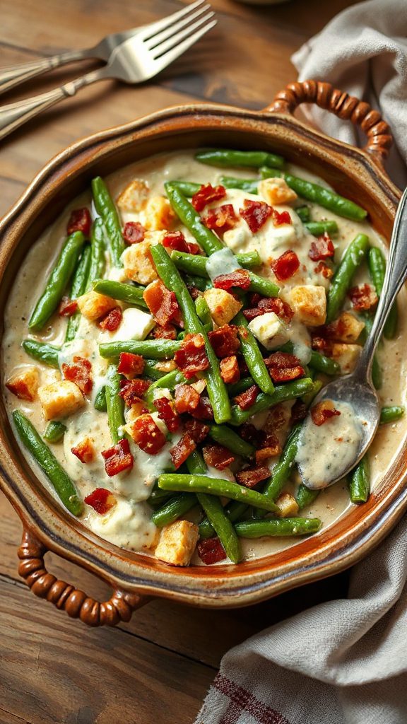 southern creamy green beans