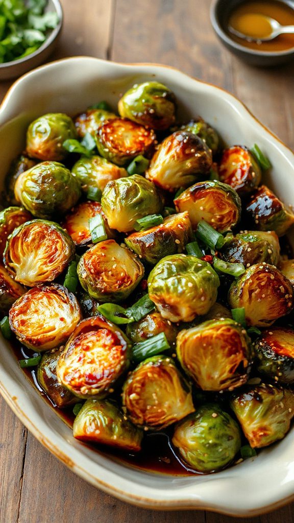 soy glazed brussels sprouts soy glazed brussels sprouts