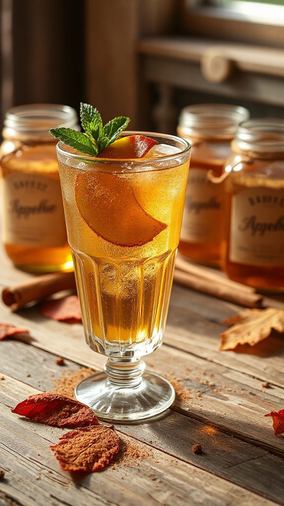 sparkling apple pie cocktail sparkling apple pie cocktail