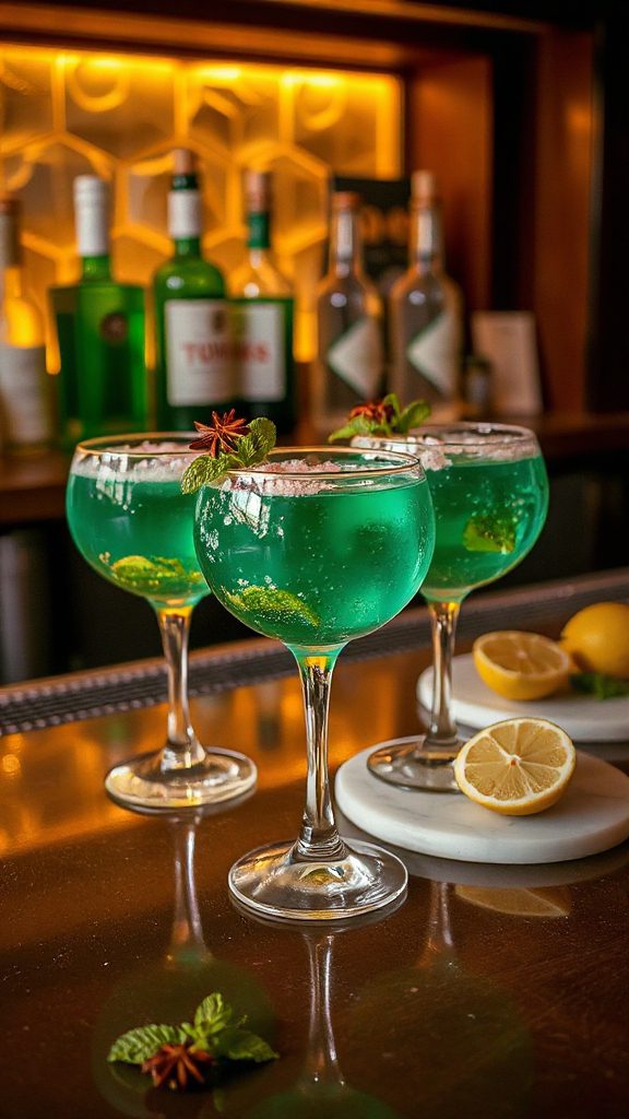 sparkling cardamom gin tonic