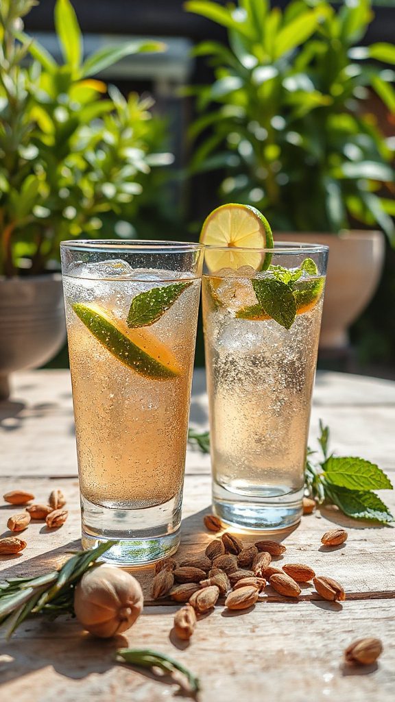 sparkling cardamom mule cocktail