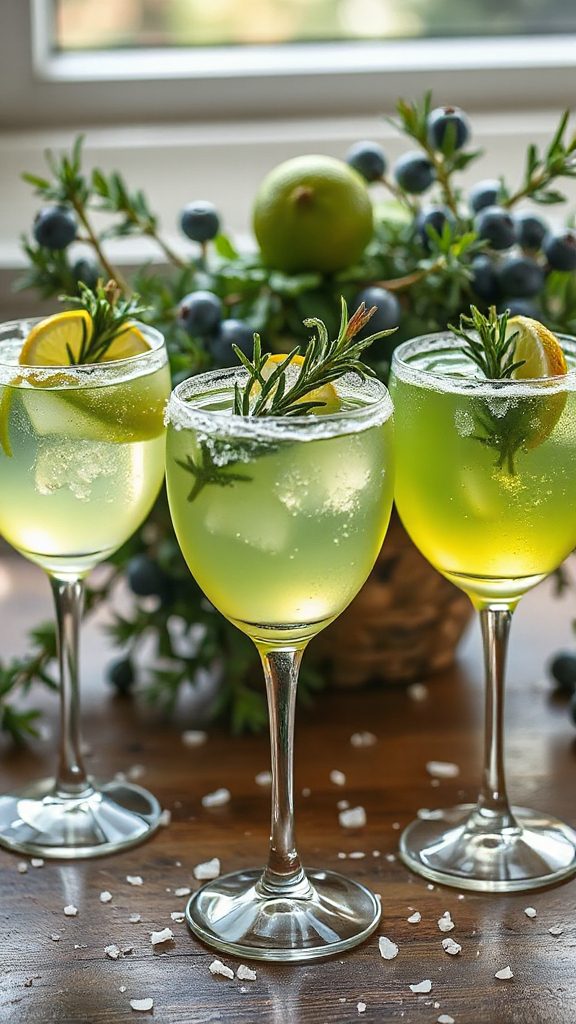 sparkling rosemary gimlet cocktail sparkling rosemary gimlet cocktail