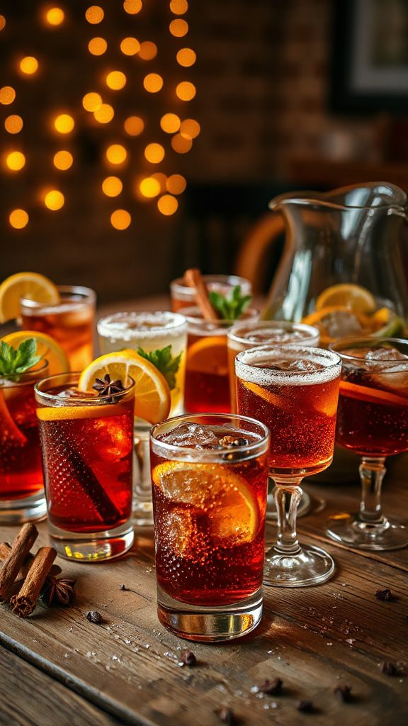 sparkling spiced cocktails collection