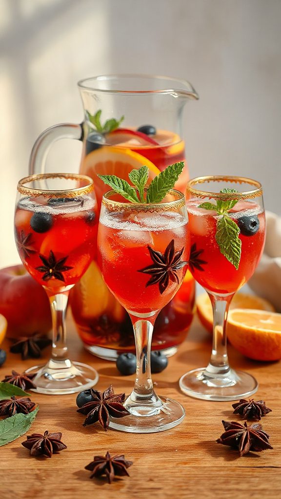 sparkling star anise sangria