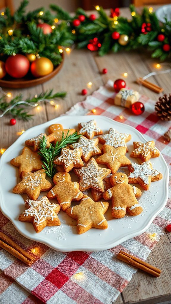 spelt flour holiday cookies