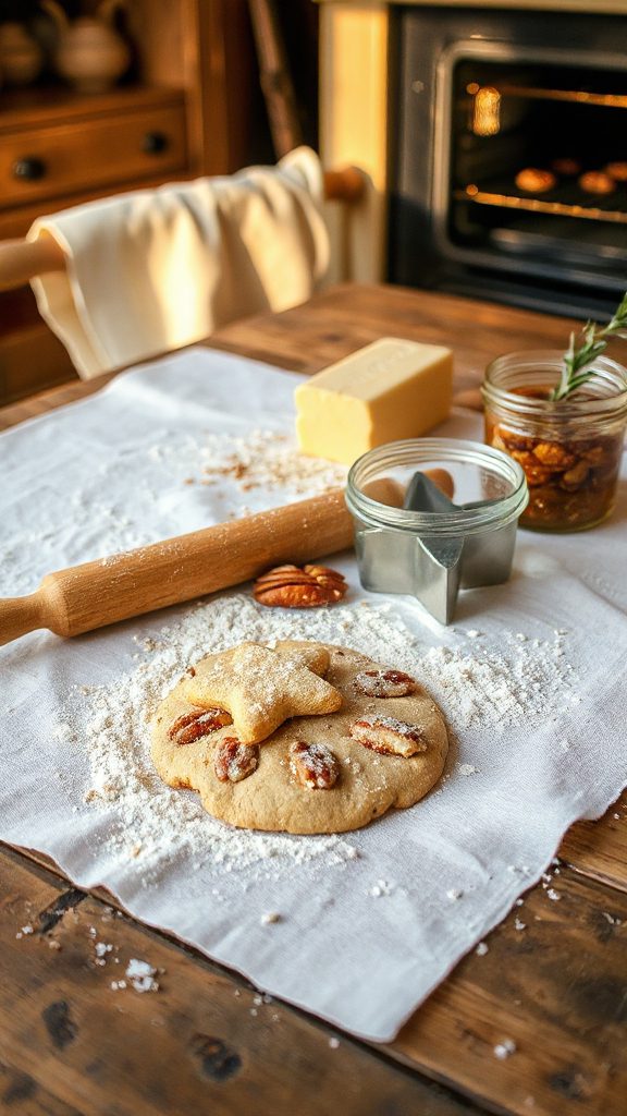 spelt pecan holiday cookies spelt pecan holiday cookies