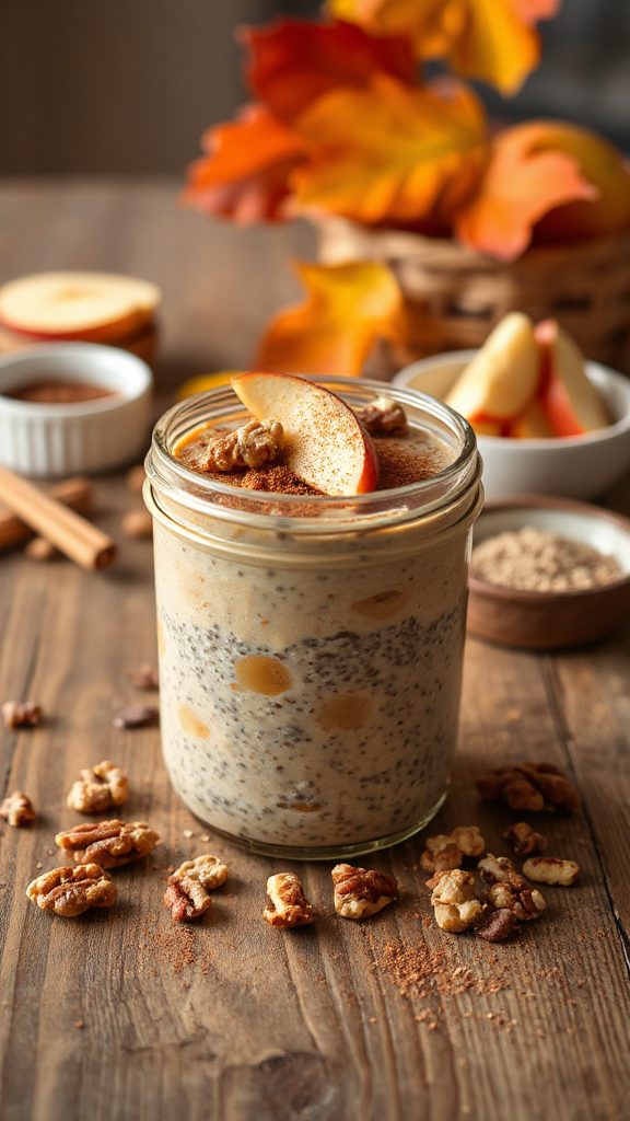 spiced apple chia delight