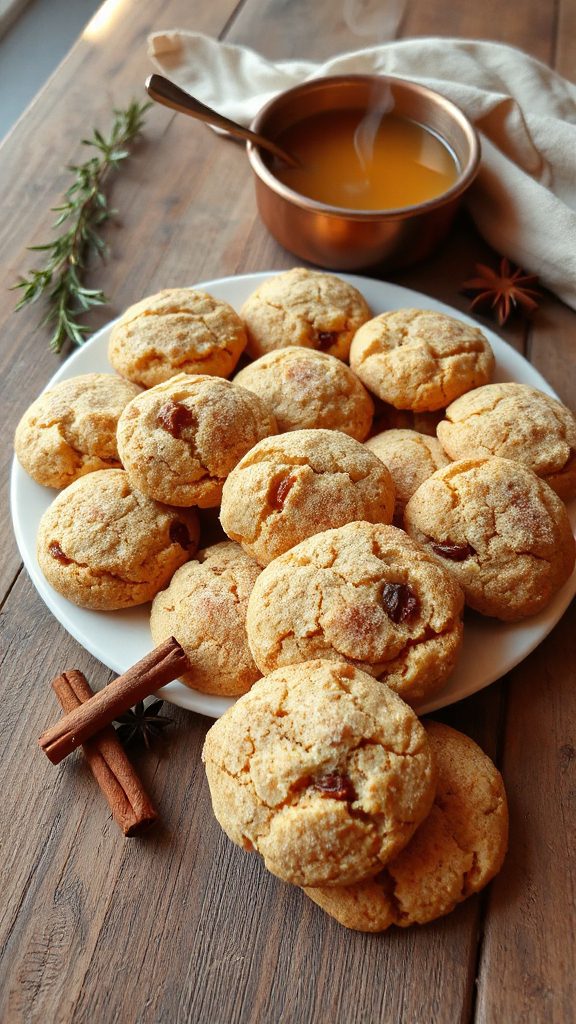 spiced apple cider cookies