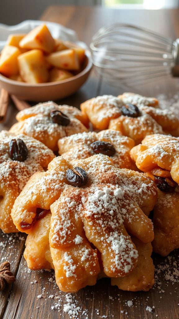 spiced apple fritters recipe