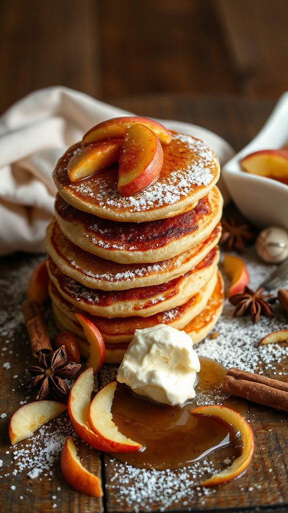 spiced apple pancakes recipe