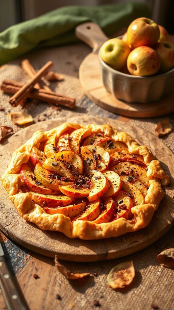 spiced apple tart recipe