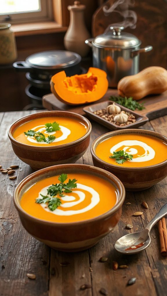 spiced butternut squash soup