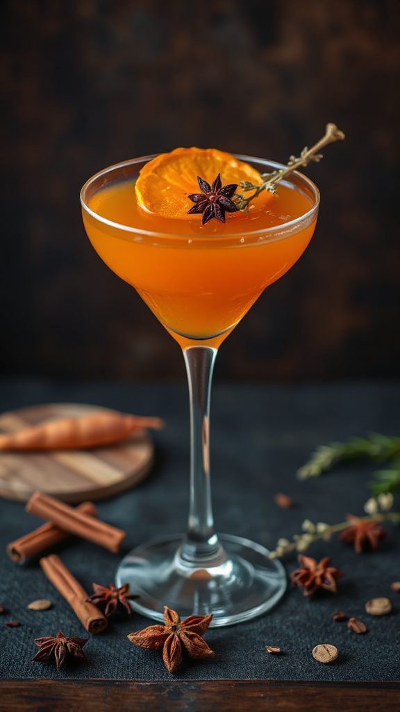 spiced carrot martini recipe