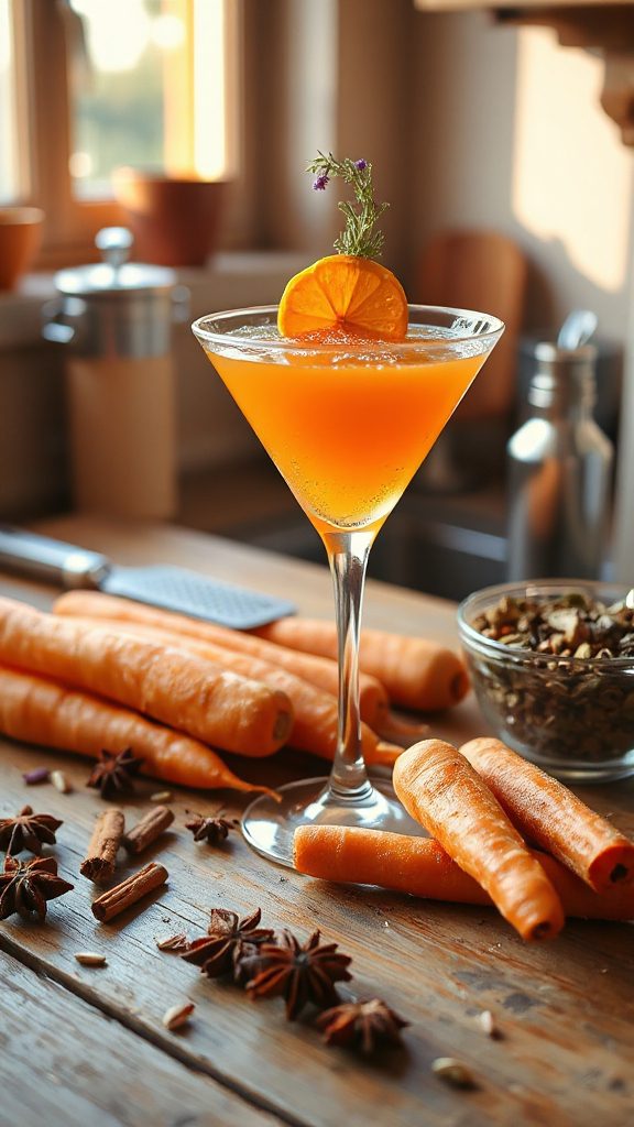 spiced carrots with warm spices