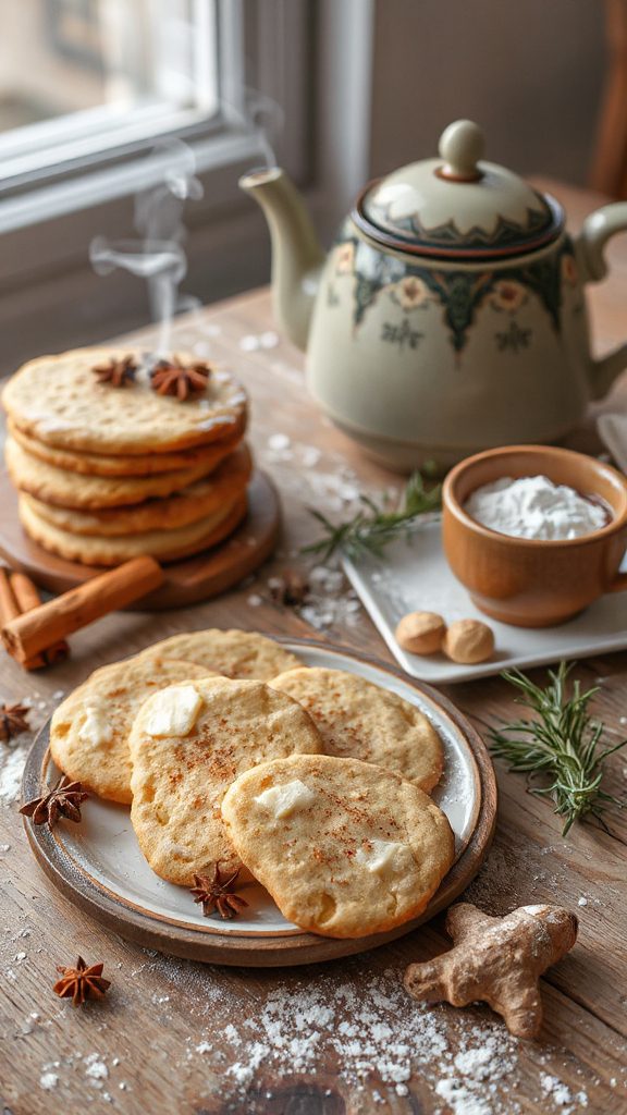 spiced chai infused shortbread spiced chai infused shortbread