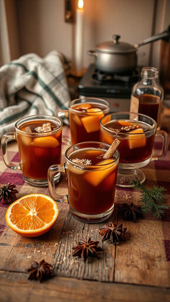 spiced cider with molasses