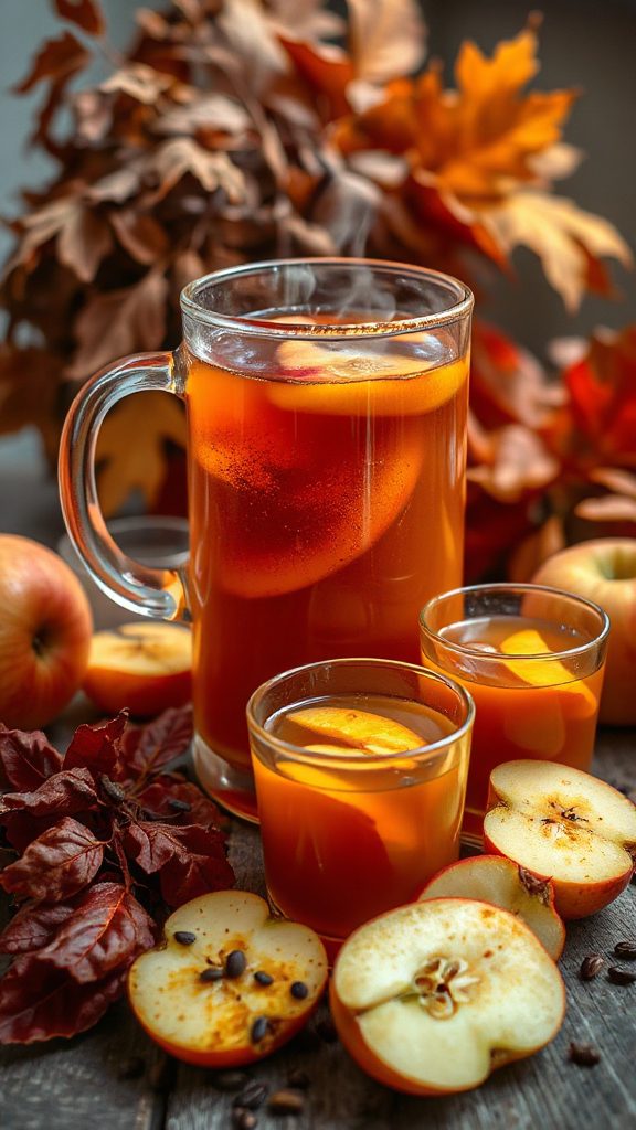 spiced cider with nigella