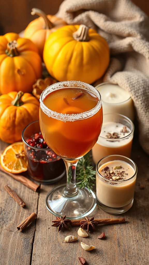 spiced citrus chai cocktail