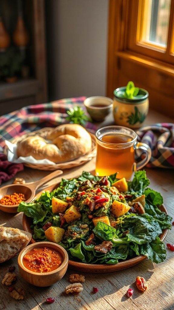 spiced collard greens recipe