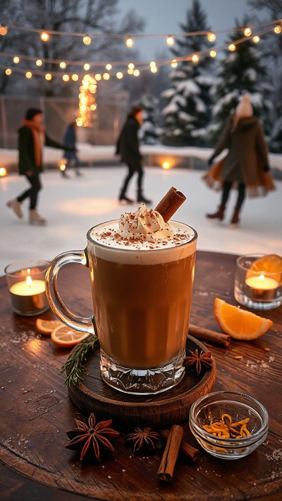 spiced creamy winter cocktail