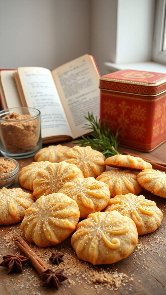 spiced ginger butter cookies