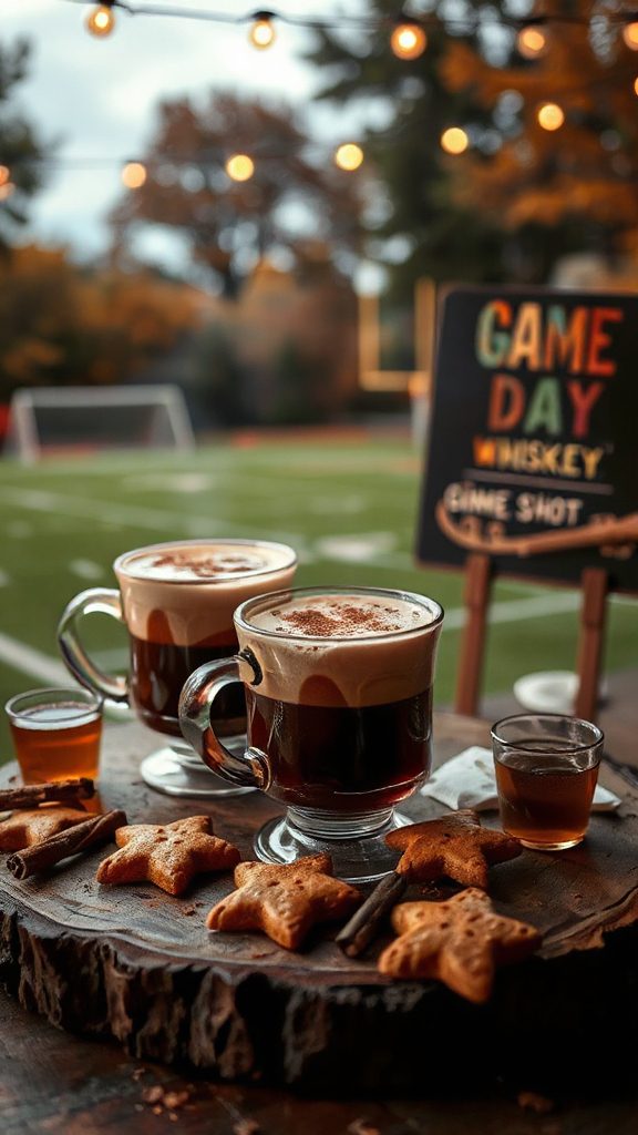 spiced irish whiskey coffee