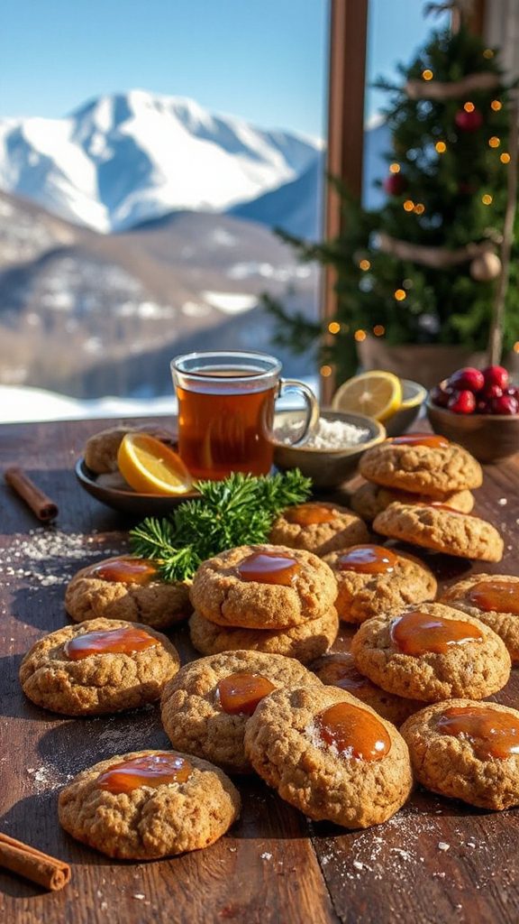 spiced maple oatmeal cookies