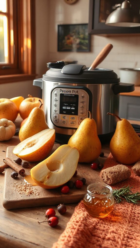 spiced pear compote recipe