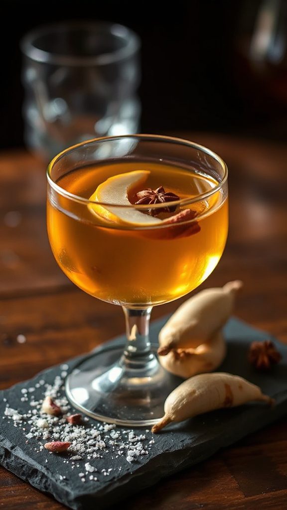 spiced pear garlic sidecar spiced pear garlic sidecar