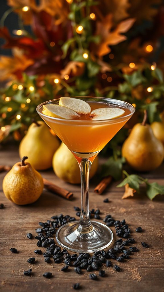spiced pear martini recipe